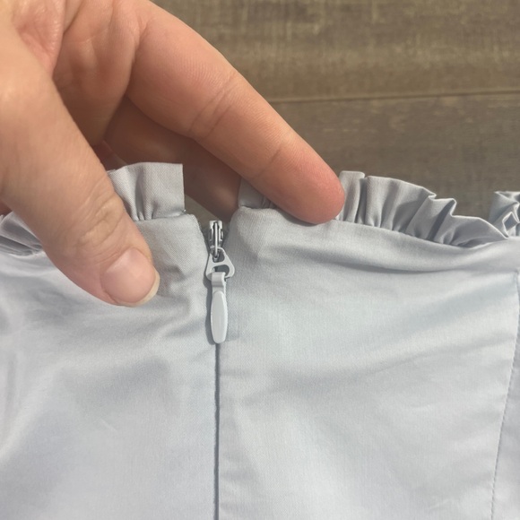 House of CB Maribel Soft Blue Mini Dress - Picture 6 of 14